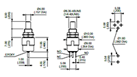 9600 Series Momentary Pushbutton Switch - 2