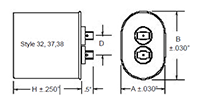 Type MPF Alternating Current (AC) Motor Run Capacitors - 2