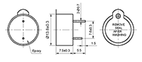 &le; 20 Milliampere (mA) Current Draw at Rated Voltage Buzzer Indicator - 2