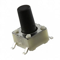 MJTP Series 0.374 Inch (in) Length (L) Square Tact Switch