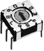 P36 Series Through-Hole Mounting and Straight/Surface-Mount Technology (SMT) Terminal Low Profile Rotary Code Switch