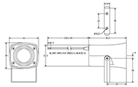 X Series 1250 Decibels A (dBA) Minimum Sound Pressure Level (SPL) at 10 Centimeter (cm) and 3000 Hertz (Hz) Resonant Frequency Buzzer Indicator - 2