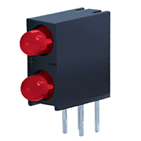 T-1 Bi-Level Red Color Light Emitting Diode (LED) Indicator