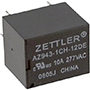 AZ943 Series 12 Volts (V) Nominal Coil Direct Current (DC) Voltage 15 Ampere (A) Miniature Printed Circuit Board (PCB) Relay