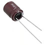 KZN Series 1000 Microfarad (µF) Capacitance and 12.5 Millimeter (mm) Dimension L Miniature Aluminum Electrolytic Capacitor