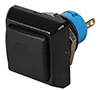IP Series Black Actuator Pushbutton Switch for Harsh Environments