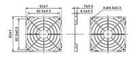 92 Square Millimeter (mm²) Size Resin Finger Guards