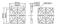 60 Square Millimeter (mm²) Size Resin Finger Guards - 2