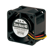 San Ace 40 9P Type 0.195 Ampere (A) Rated Current Fan