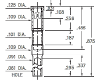 Crimp Type Wire Termination Receptacles - 2