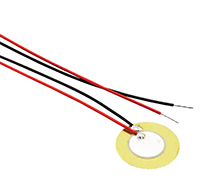 4100 Hertz (Hz) Resonant Frequency Piezoelectric Bender (AB1541B-LW100-R)