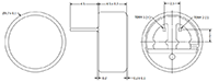 AOM Series -44 Decibels (dB) Sensitivity and Pin Terminal Material Omni-Directional Microphone (AOM-4544P-R) - 2