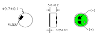 AOM Series -24 Decibels (dB) Sensitivity and Lead Wire Terminal Material Omni-Directional Microphone - 2