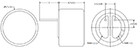 AOM Series -42 Decibels (dB) Sensitivity and Pin Terminal Material Omni-Directional Microphone - 2