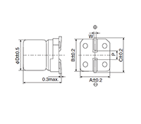 NPCAP™-PXG Series 270 Microfarad (µF) Capacitance Conductive Polymer Aluminum Solid Capacitor - 2