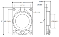 AS Series Speakers (AS02708CO-WR-R) - 3