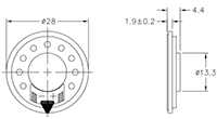 AS Series Speakers (AS02832MR-2-R) - 3