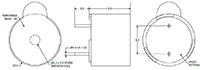 AT Series 2048 Hertz (Hz) Resonant Frequency and 12 Millimeter (mm) Diameter Transducer (AT-1220-TWT-5V-R) - 2