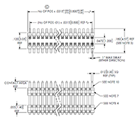 AW Series 41 Pins Per Row Surface-Mount Technology (SMT) Micro Board Stacker - 2