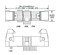 Shrouded and Ejector Insulation Displacement Contact (IDC) Headers - 2