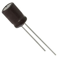 KMG Series 470 Microfarad (µF) Capacitance and 16 Volt (V) Working Direct Current (DC) Voltage Miniature Aluminum Electrolytic Capacitor