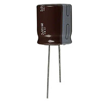 KXG Series 47 Microfarad (µF) Capacitance and 18 Millimeter (mm) Diameter (D) Miniature Aluminum Electrolytic Capacitor (EKXG401ELL470MM20S)