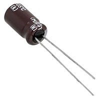 KYB Series 100 Microfarad (µF) Capacitance and 6.3 Millimeter (mm) Diameter (D) Miniature Aluminum Electrolytic Capacitor