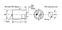 SMH Series 12000 Microfarad (µF) Capacitance and 35 Millimeter (mm) Dimension D Large Capacitance Aluminum Electrolytic Capacitor - 2