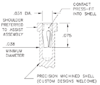 21 Contact Size Receptacles with Standard Tail - 2