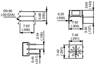 P36 Series Through-Hole Mounting Low Profile Rotary Code Switch