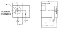 KLDX Series 3.5 Ampere (A) Rated Current Direct Current (DC) Power Connector