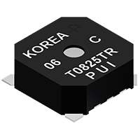 90 Milliampere (mA) Maximum Rated Current, 15 Ohm (Ω) Coil Resistance, and 2700 Hertz (Hz) Resonant Frequency Transducer (SMT-0825-T-2-R)