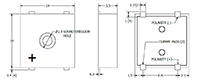 100 Milliampere (mA) Maximum Rated Current Transducer (SMT-1028-T-2-R) - 2