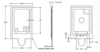 APS Series 1300 Hertz (Hz) Piezo Speaker - 2