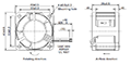 San Ace 40 9P Type 0.68 Ampere (A) Rated Current Fan