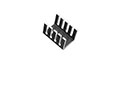 5770 Series 9.52 Millimeter (mm) Length and 19.05 Millimeter (mm) Height Channel Board Level Heat Sink (577102B04000G) - 2