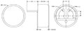 AOM Series -44 Decibels (dB) Sensitivity and Pin Terminal Material Omni-Directional Microphone (AOM-4544P-R) - 2