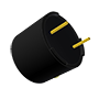 AT Series 2048 Hertz (Hz) Resonant Frequency and 12 Millimeter (mm) Diameter Transducer (AT-1220-TWT-5V-R) - 3