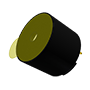 AT Series 2048 Hertz (Hz) Resonant Frequency and 12 Millimeter (mm) Diameter Transducer (AT-1220-TWT-5V-R)