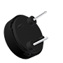 AT Series 4000 Hertz (Hz) Resonant Frequency and 17 Millimeter (mm) Diameter Transducer (AT-1740-TT-3-R) - 3