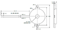 AT Series 4500 Hertz (Hz) Resonant Frequency and 30 Millimeter (mm) Diameter Transducer (AT-3045-TF-LW110-R) - 2