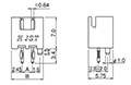 XH Series 2 Circuits Disconnectable Crimp Style Connector - 2