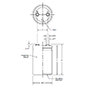 63.5 Millimeter (mm) Diameter (D) Large Can Screw Terminal Capacitor - 2