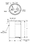 63.5 Millimeter (mm) Diameter (D) Large Can Screw Terminal Capacitor (E36D101LPN223TDB7M) - 2