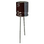KY Series 47 Microfarad (µF) Capacitance and 10 Millimeter (mm) Diameter (D) Miniature Aluminum Electrolytic Capacitor
