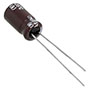 KYB Series 100 Microfarad (µF) Capacitance and 6.3 Millimeter (mm) Diameter (D) Miniature Aluminum Electrolytic Capacitor