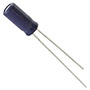 LXY Series 10 Microfarad (µF) Capacitance and 5 Millimeter (mm) Diameter (D) Miniature Aluminum Electrolytic Capacitor