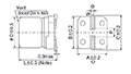 Alchip™-MVY Series 100 Microfarad (µF) Capacitance and 5.2 Millimeter (mm) Dimension L Surface Mount Aluminum Electrolytic Capacitor - 2