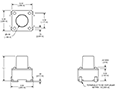 TL3301 Series Tact Switches (J-Lead-Termination)