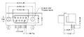 9 Position Right Angle Female D-Subminiature Connector